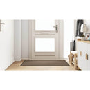 vidaXL Ajtószőnyeg Beige és fekete 90 x 150 cm 100% Poliamid