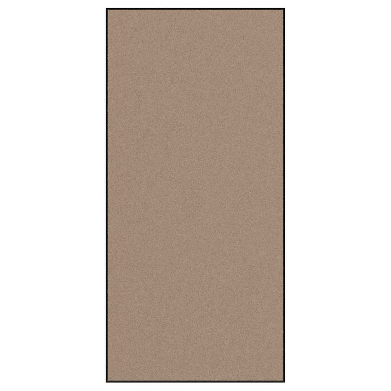 vidaXL Ajtószőnyeg Beige és fekete 120 x 250 cm Polipropilén és vinil
