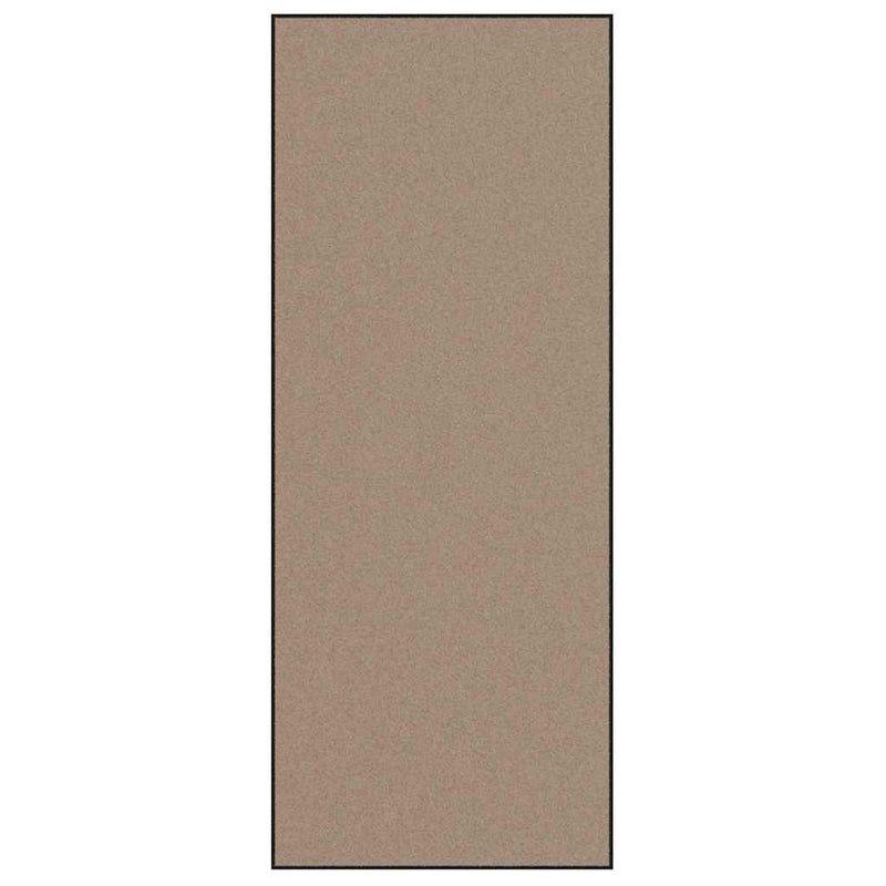 vidaXL Ajtószőnyeg Beige és fekete 120 x 300 cm Polipropilén és vinil