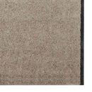 vidaXL Ajtószőnyeg Beige és fekete 120 x 350 cm Polipropilén és vinil