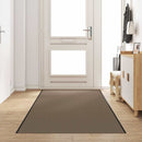 vidaXL Ajtószőnyeg Beige és fekete 120 x 350 cm Polipropilén és vinil