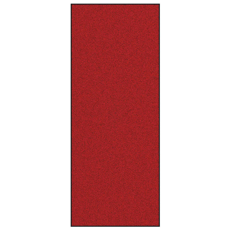 vidaXL Ajtószőnyeg Piros és Fekete 120 x 300 cm Polipropilén és vinil