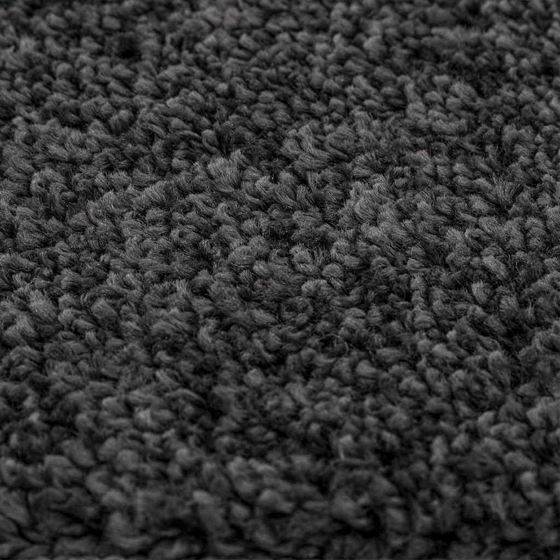 vidaXL Csúszásgátló Shaggy Szőnyeg Sötétszürke 120 x 120 cm PP