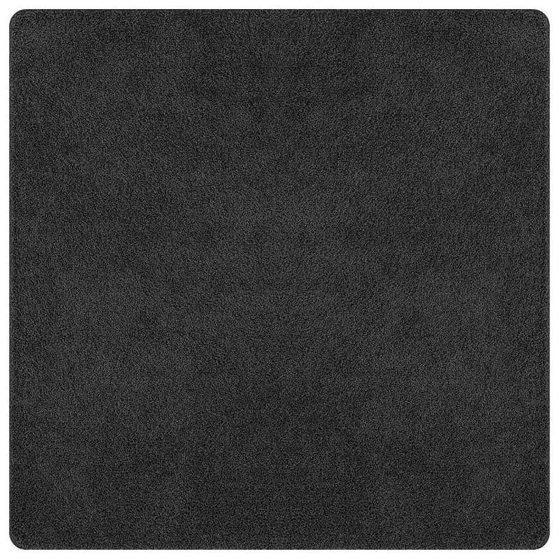 vidaXL Csúszásgátló Shaggy Szőnyeg Sötétszürke 120 x 120 cm PP