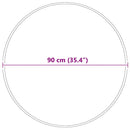 vidaXL Csúszásgátló Shaggy Szőnyeg Sötétszürke 90 x 90 cm PP