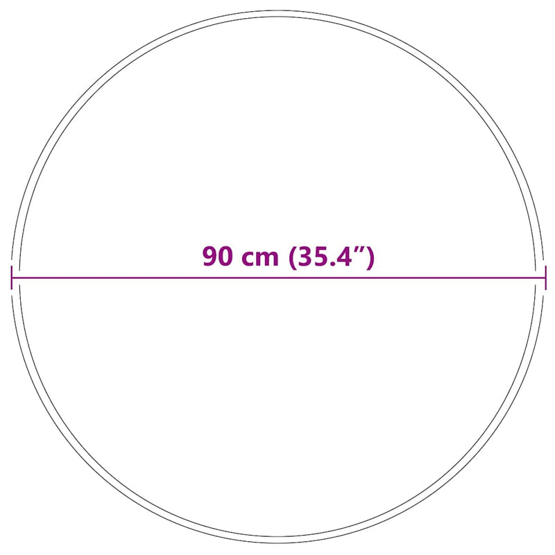 vidaXL Csúszásgátló Shaggy Szőnyeg Sötétszürke 90 x 90 cm PP