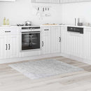 vidaXL Csúszásgátló Shaggy Szőnyeg Szürke 120 x 120 cm PP