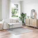 vidaXL Csúszásgátló Shaggy Szőnyeg Szürke 160 x 160 cm PP