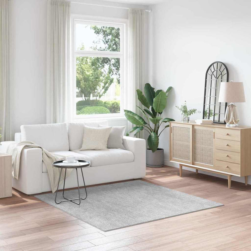 vidaXL Csúszásgátló Shaggy Szőnyeg Szürke 160 x 160 cm PP