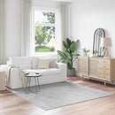 vidaXL Csúszásgátló Shaggy Szőnyeg Szürke 200 x 200 cm PP