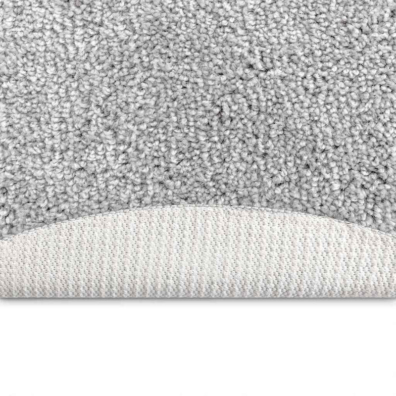vidaXL Csúszásgátló Shaggy Szőnyeg Szürke 90 x 90 cm PP