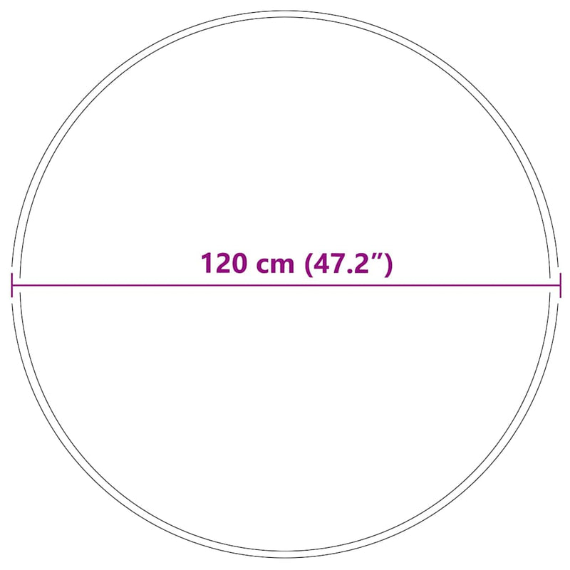 vidaXL Csúszásgátló Shaggy Szőnyeg Szürke 120 x 120 cm PP