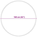 vidaXL Csúszásgátló Shaggy Szőnyeg Szürke 160 x 160 cm PP