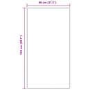 vidaXL Csúszásgátló Shaggy Szőnyeg Barna 80 x 150 cm PP