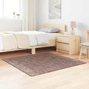 vidaXL Csúszásgátló Shaggy Szőnyeg Barna 120 x 120 cm PP