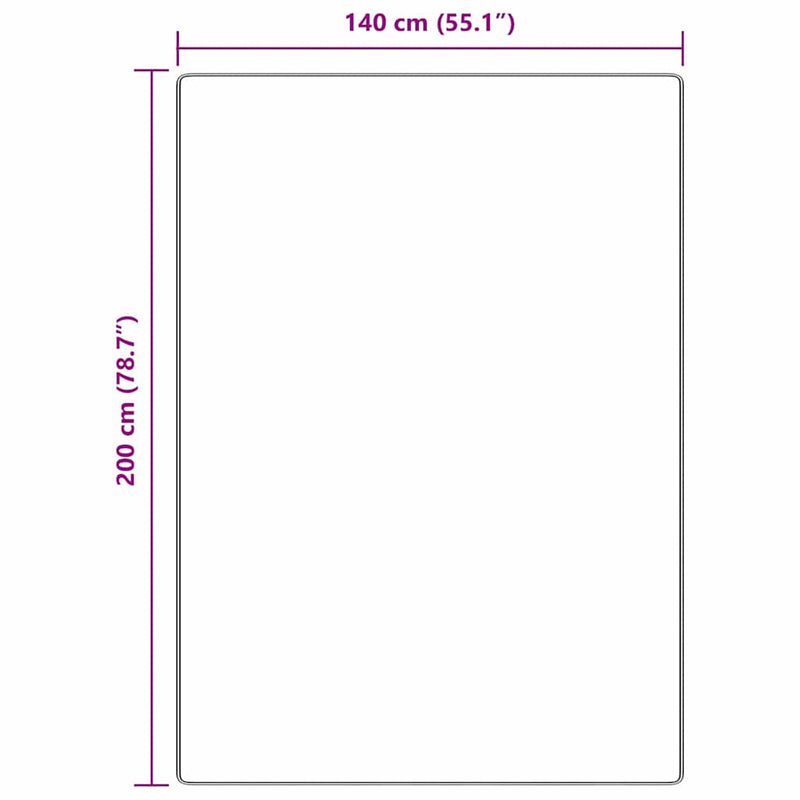vidaXL Csúszásgátló Shaggy Szőnyeg Barna 140 x 200 cm PP