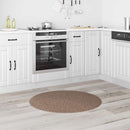 vidaXL Csúszásgátló Shaggy Szőnyeg Barna 90 x 90 cm PP