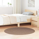 vidaXL Csúszásgátló Shaggy Szőnyeg Barna 120 x 120 cm PP