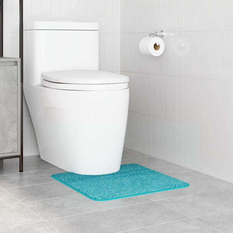 vidaXL Fürdőszoba szőnyeg Türkiz 50 x 50 cm Polipropilén