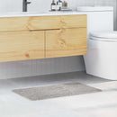 vidaXL Csúszásmentes Fürdőszőnyeg Szürke 50 x 80 cm PP