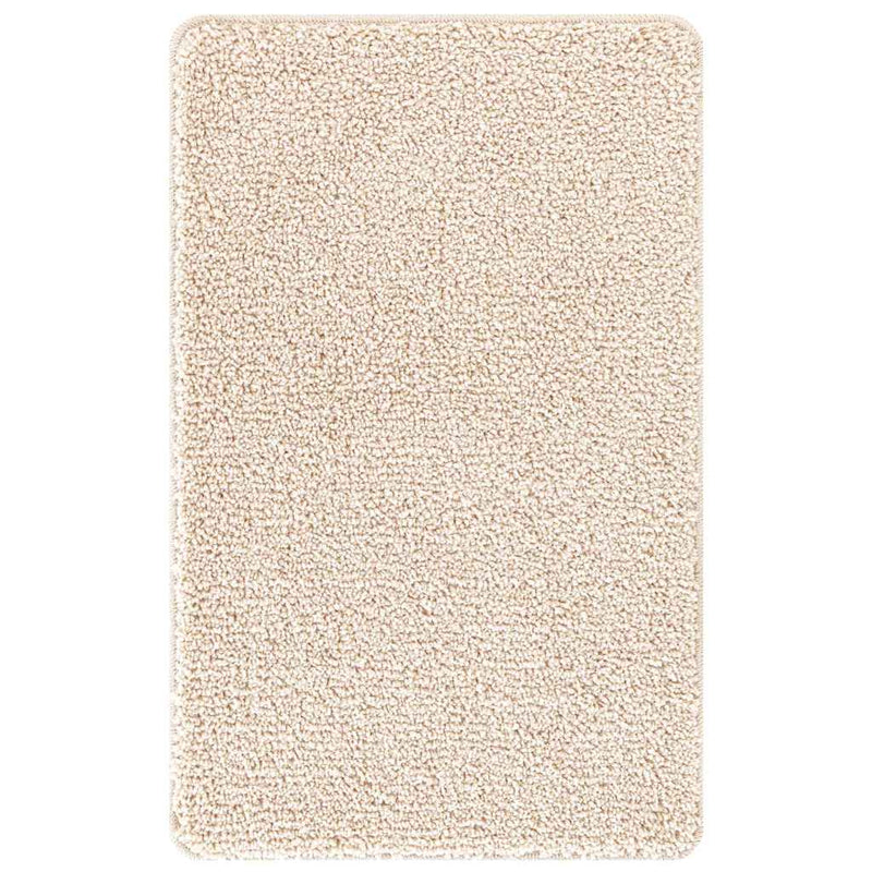 vidaXL Fürdőszoba szőnyeg Krém 50 x 80 cm Polipropilén