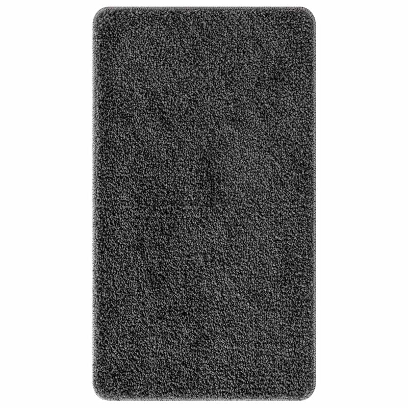 vidaXL Fürdőszoba szőnyeg Sötétszürke 70 x 120 cm Polipropilén