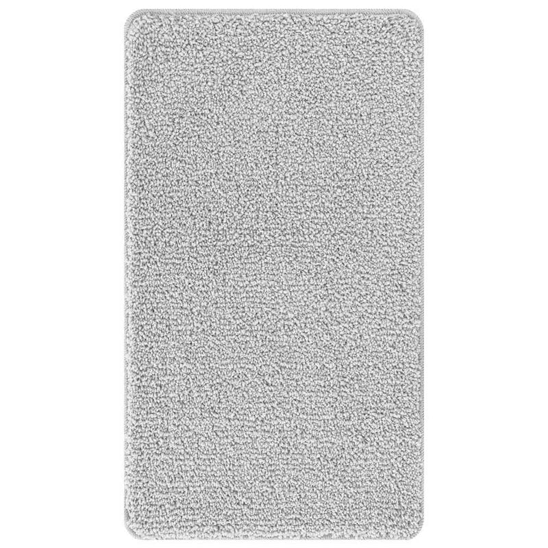 vidaXL Fürdőszoba szőnyeg Szürke 70 x 120 cm Polipropilén