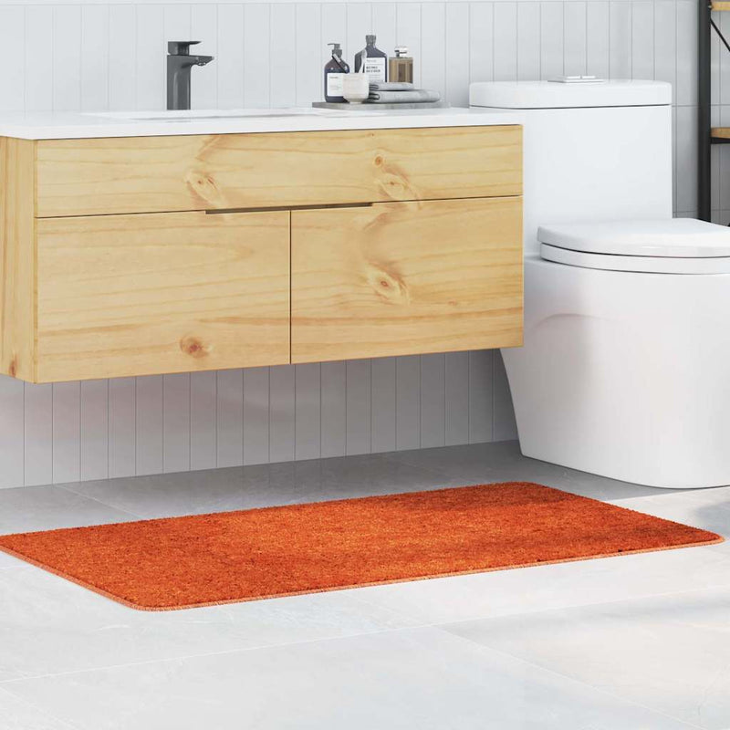 vidaXL Fürdőszoba szőnyeg Narancssárga 70 x 120 cm Polipropilén