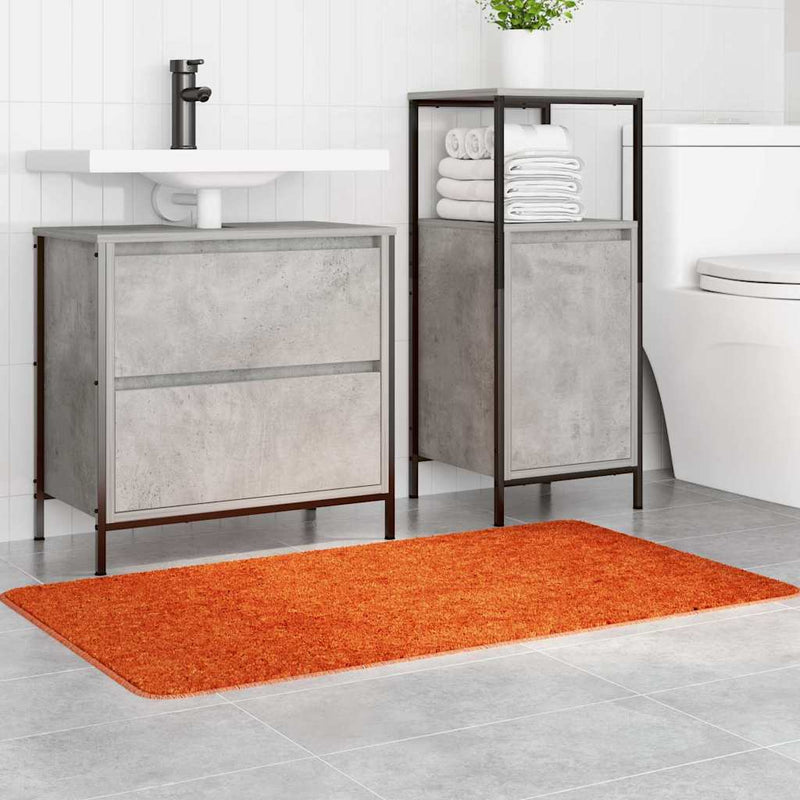 vidaXL Fürdőszoba szőnyeg Narancssárga 70 x 120 cm Polipropilén