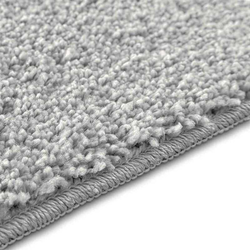 vidaXL Fürdőszoba szőnyeg 2 pcs Szürke 50 x 50 cm Polipropilén