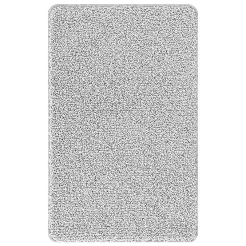 vidaXL Fürdőszoba szőnyeg 2 pcs Szürke 50 x 50 cm Polipropilén