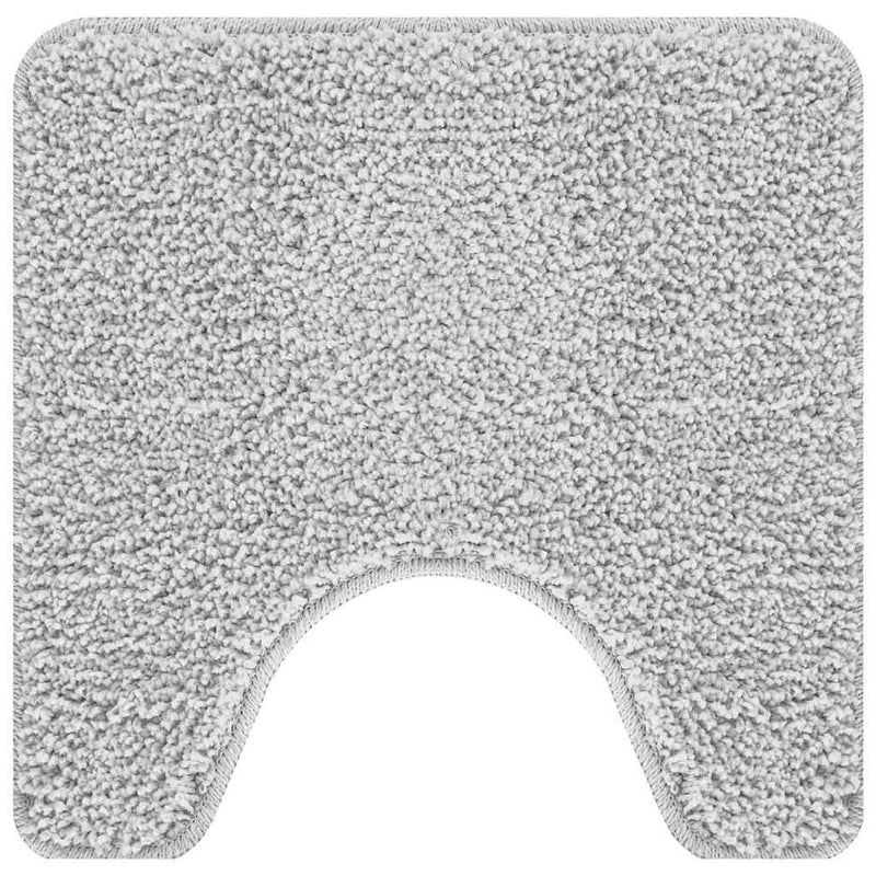 vidaXL Fürdőszoba szőnyeg 2 pcs Szürke 50 x 50 cm Polipropilén