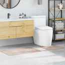 vidaXL Csúszásmentes fürdőszőnyeg készlet 2 pcs Krém PP