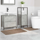 vidaXL Csúszásmentes fürdőszőnyeg készlet 2 pcs Barna PP