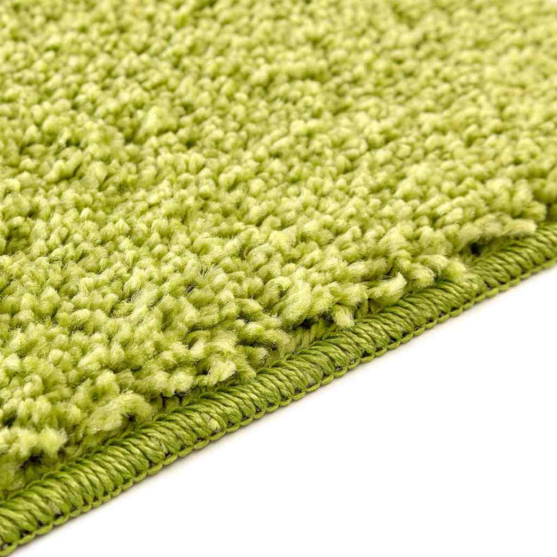 vidaXL Fürdőszoba szőnyeg 2 pcs Világos zöld 50 x 50 cm Polipropilén