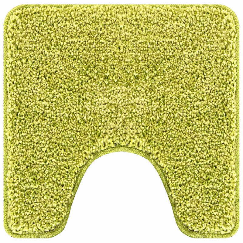 vidaXL Fürdőszoba szőnyeg 2 pcs Világos zöld 50 x 50 cm Polipropilén