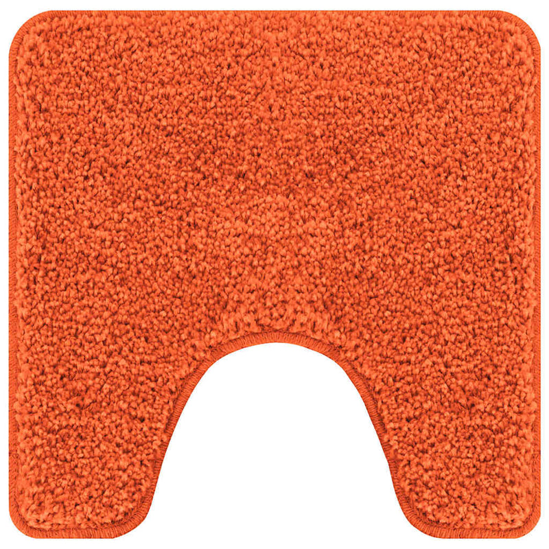 vidaXL Fürdőszoba szőnyeg 2 pcs Narancssárga 50 x 50 cm Polipropilén