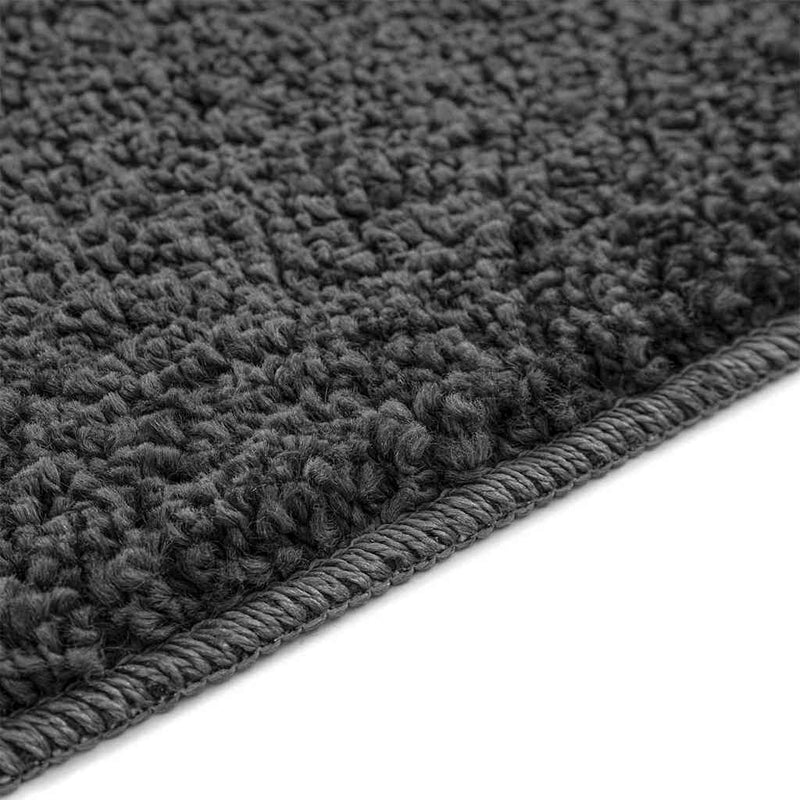 vidaXL Fürdőszoba szőnyeg 3 pcs Sötétszürke 50 x 50 cm Polipropilén