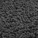 vidaXL Csúszásmentes fürdőszőnyeg készlet 3 pcs Sötétszürke PP