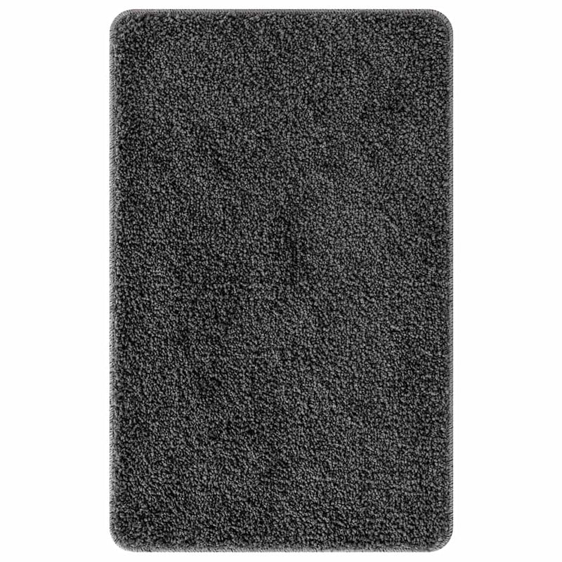 vidaXL Fürdőszoba szőnyeg 3 pcs Sötétszürke 50 x 50 cm Polipropilén