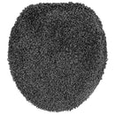 vidaXL Csúszásmentes fürdőszőnyeg készlet 3 pcs Sötétszürke PP