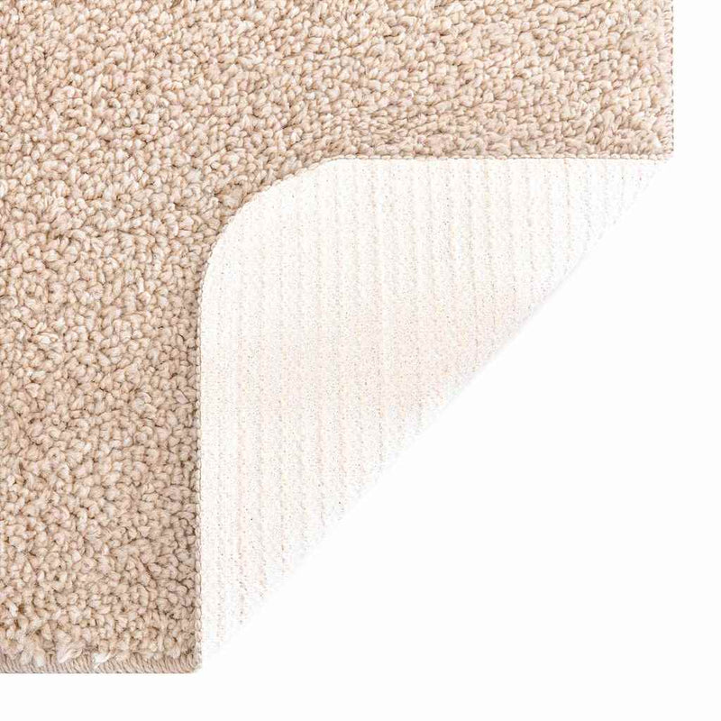 vidaXL Fürdőszoba szőnyeg 3 pcs Krém 50 x 50 cm Polipropilén