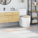 vidaXL Csúszásmentes fürdőszőnyeg készlet 3 pcs Krém PP