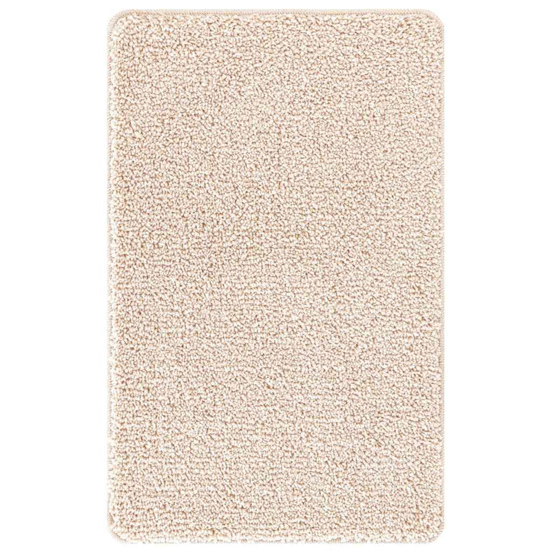 vidaXL Fürdőszoba szőnyeg 3 pcs Krém 50 x 50 cm Polipropilén