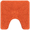 vidaXL Csúszásmentes fürdőszőnyeg készlet 3 pcs Narancssárga PP