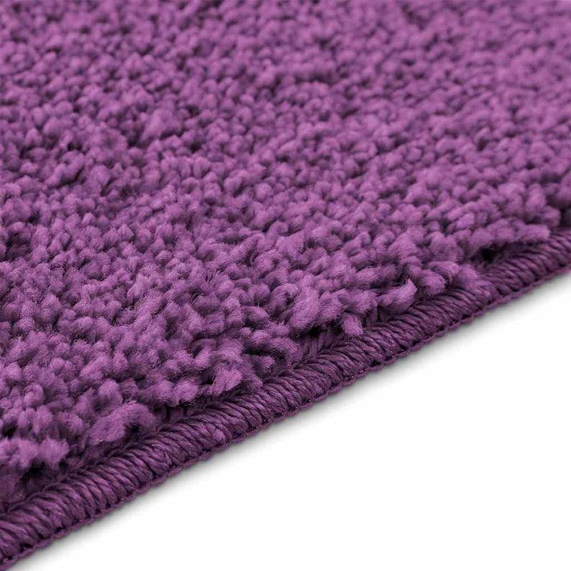 vidaXL Fürdőszoba szőnyeg 3 pcs Lila 50 x 50 cm Polipropilén