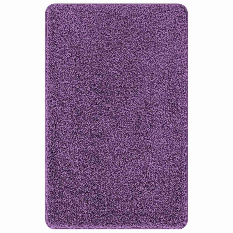 vidaXL Fürdőszoba szőnyeg 3 pcs Lila 50 x 50 cm Polipropilén