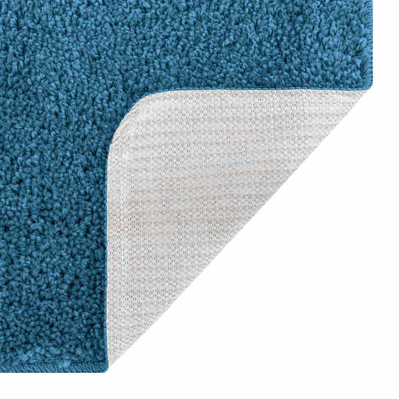 vidaXL Fürdőszoba szőnyeg 3 pcs Kék 50 x 50 cm Polipropilén