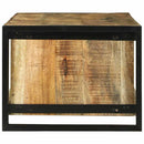 vidaXL Dohányzóasztal Barna 120 x 50 x 38 cm Tömör nyers mangófa