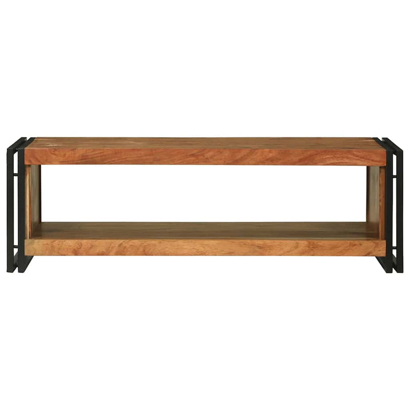 vidaXL Dohányzóasztal Barna 120 x 50 x 38 cm tömör akácfa